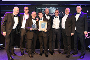 Cavanna Homes staff with best medium housebuilder in national industry awards