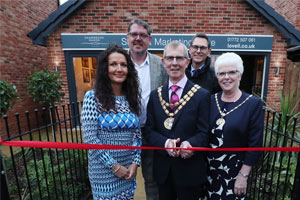 Lovell homes ribbon cutting